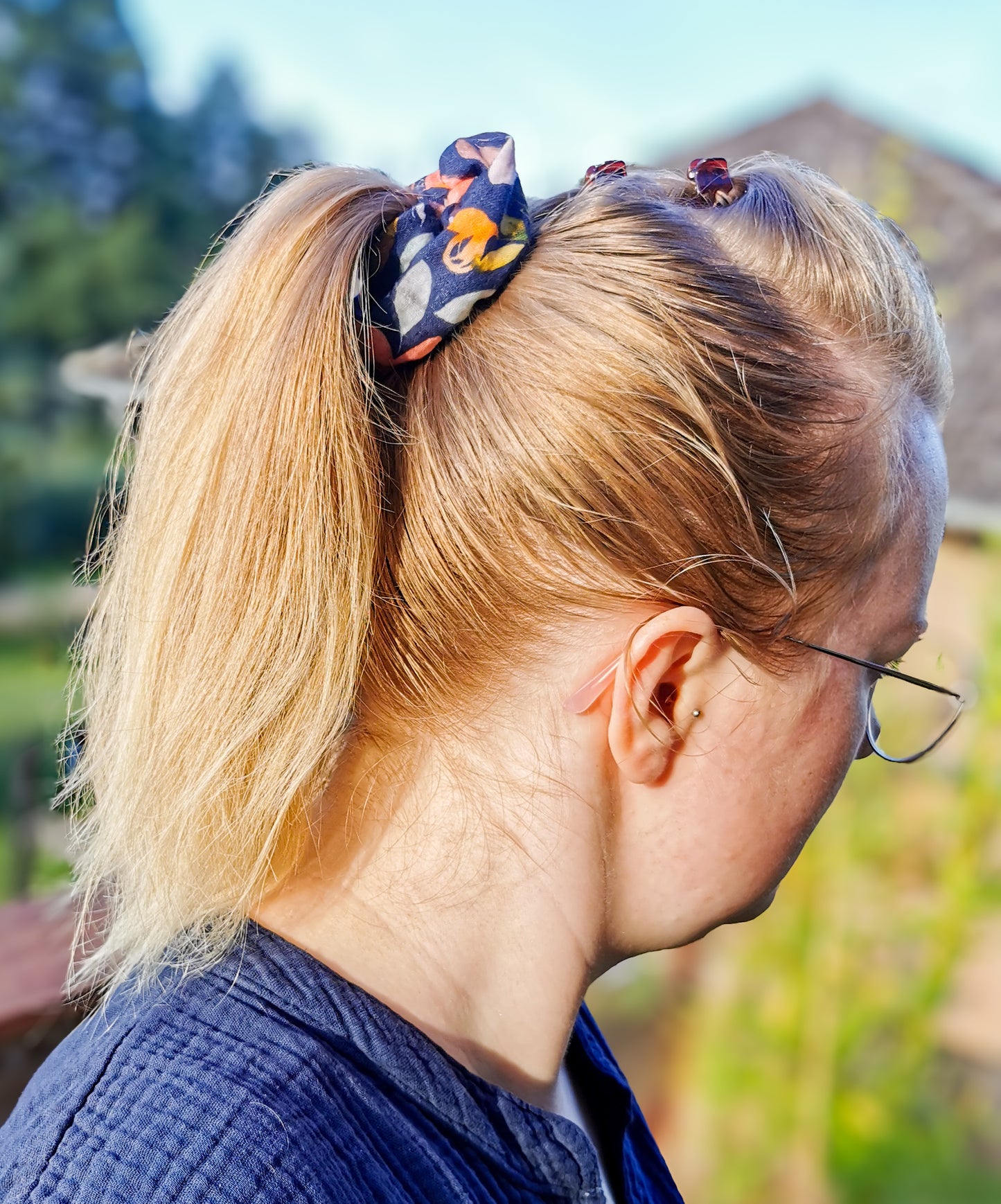 Scrunchie Haarband/Haargummi versch. Farben