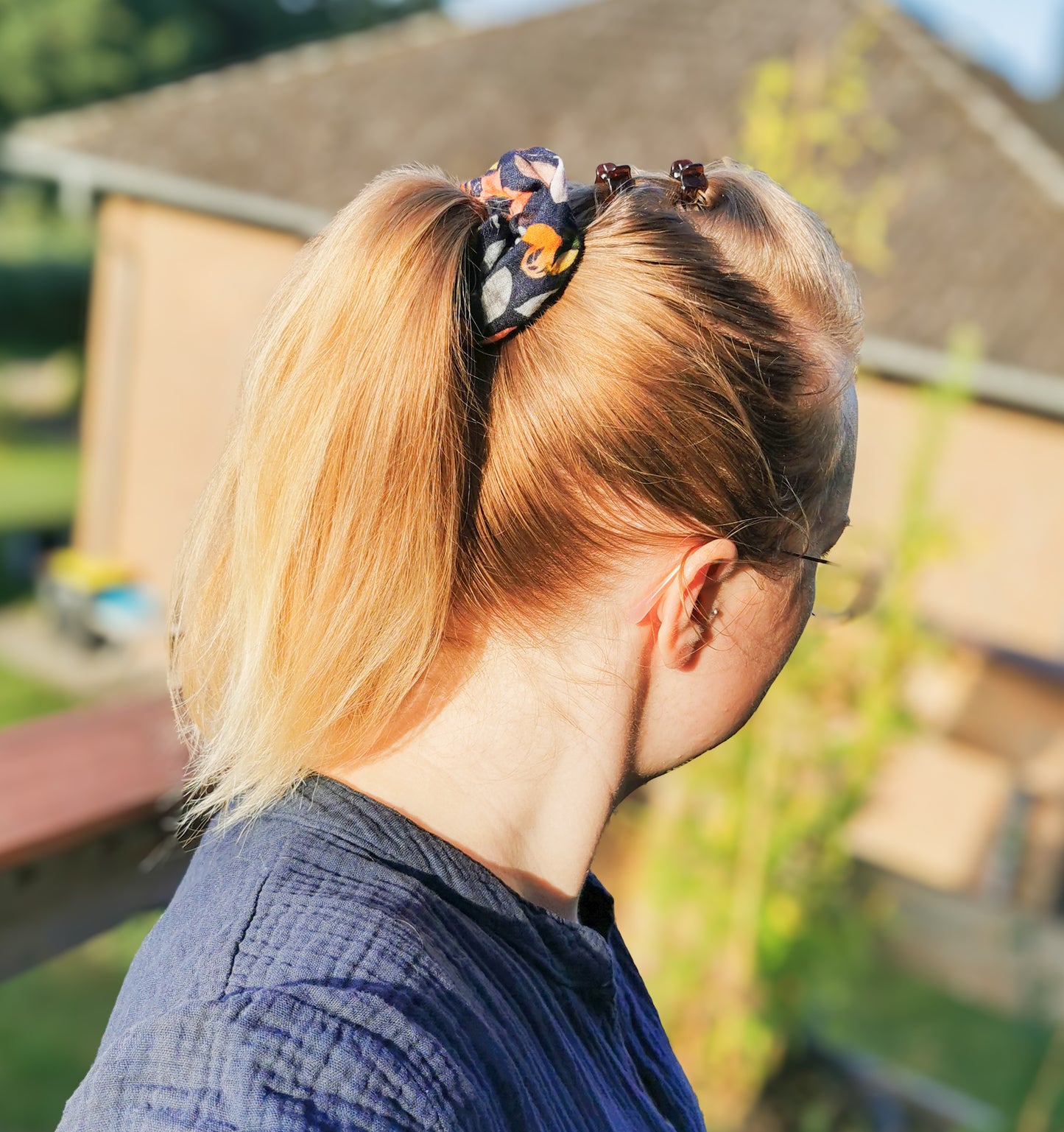 Scrunchie Haarband/Haargummi versch. Farben